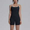 New nude feel racerback compression workout set - high waist, butt-lifting pilates & yoga activewear set