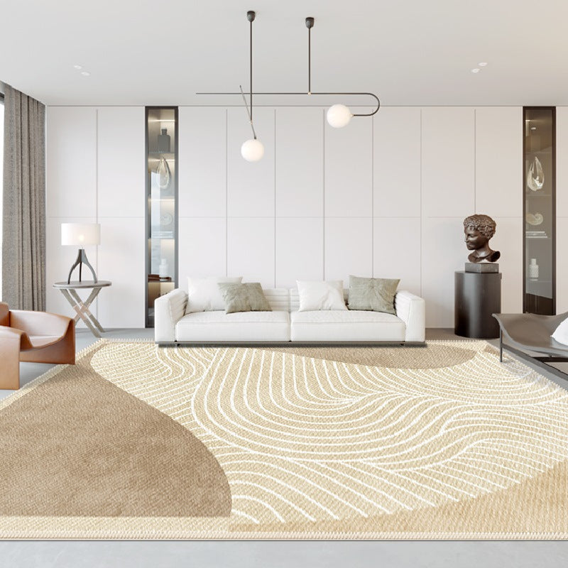 Carpet living room  new waterproofaccessible luxuryclassyfor home sofa coffee table blanket no-wash wipeable cream style floor mat
