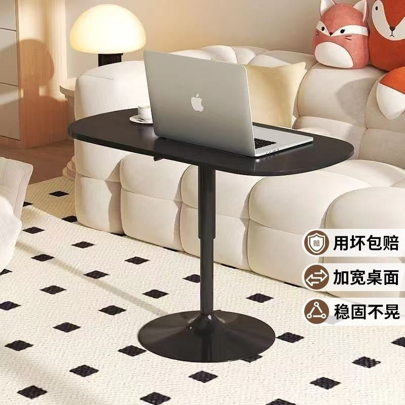Adjustable height computer desk, mobile writing desk, livestreaming table, home rotating office desk, standing workstation, lazy desk