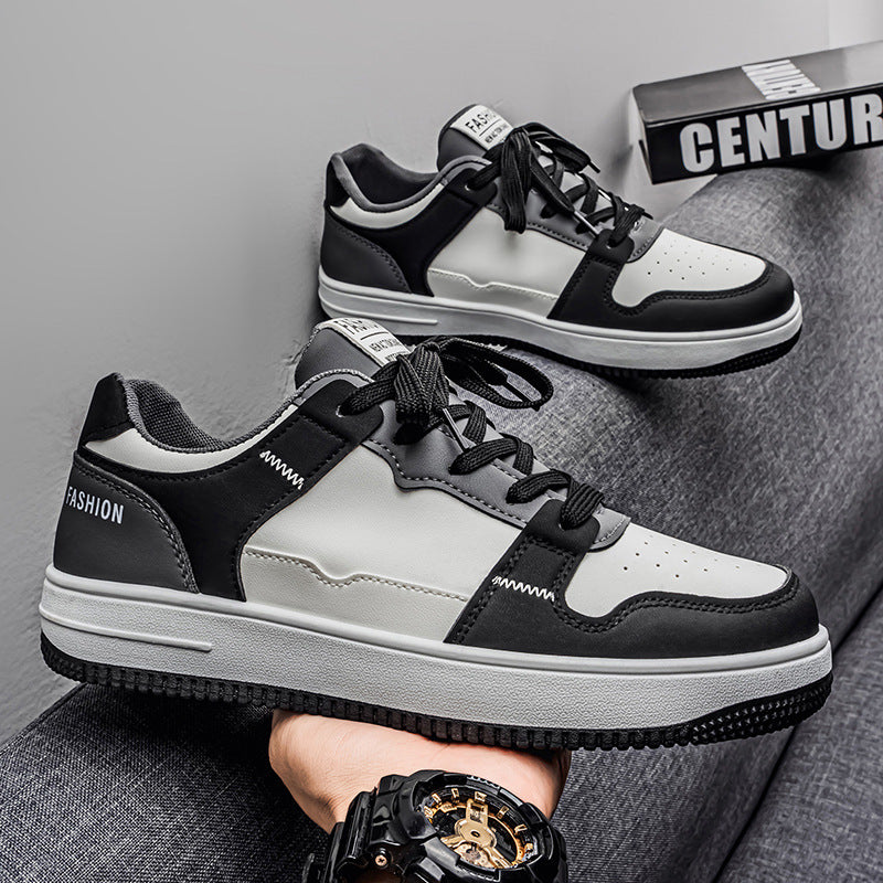 Men's 2026 spring new arrival: campus style student air force white sneakers - trendy, versatile, youth casual athletic shoes