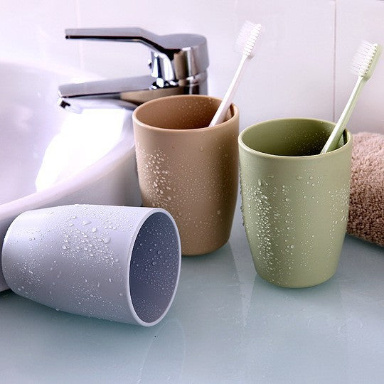 Creative mouthwash cup family pack thickened simple travel cup plastic tooth cylinder couple mouthwash cup brushing cup wholesale