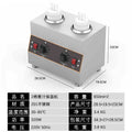 Sauce warmer machine commercial sauce machine thermostatic container chocolate sauce jam warmer stove heating single double three cylinder