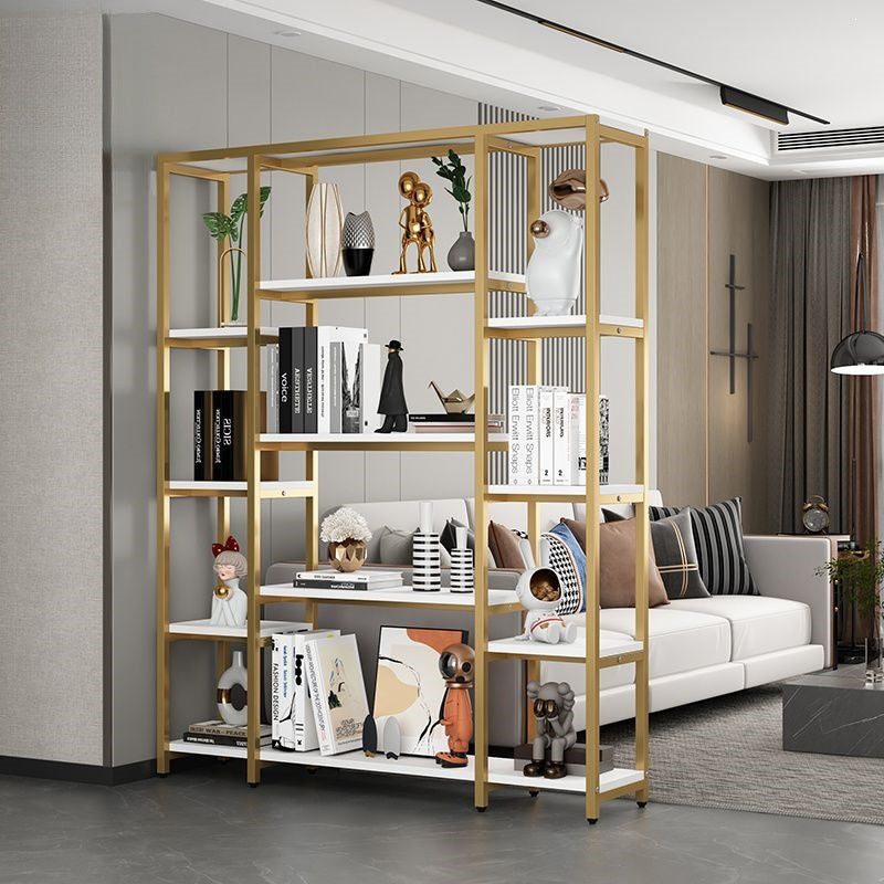 Floor-standing storage rack, living room partition, multi-layer bookshelf, flower rack, balcony flower pot rack, casual bogu rack, office display rack