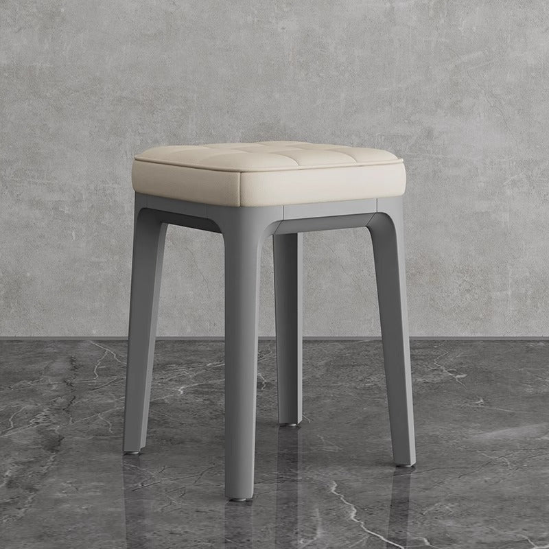 Modern minimalist plastic stool -  new arrival chair - dining chair - light luxury high-end feel - home use - small apartment dining table chair