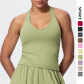 new arrival brushed yoga vest sexyv neck tight back sports intimates running training fitness vest