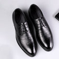 Clearance sale: men's leather shoes - new korean style business shoes, trendy and versatile formal & casual leather flats