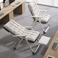 Foldable recliner office plaid foldable casual chair lazy sofa chair casual reclining chair