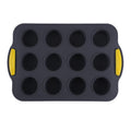 Factory new silicone 12-cavity muffin pan, non-stick baking mold, baking sheet tool for home use