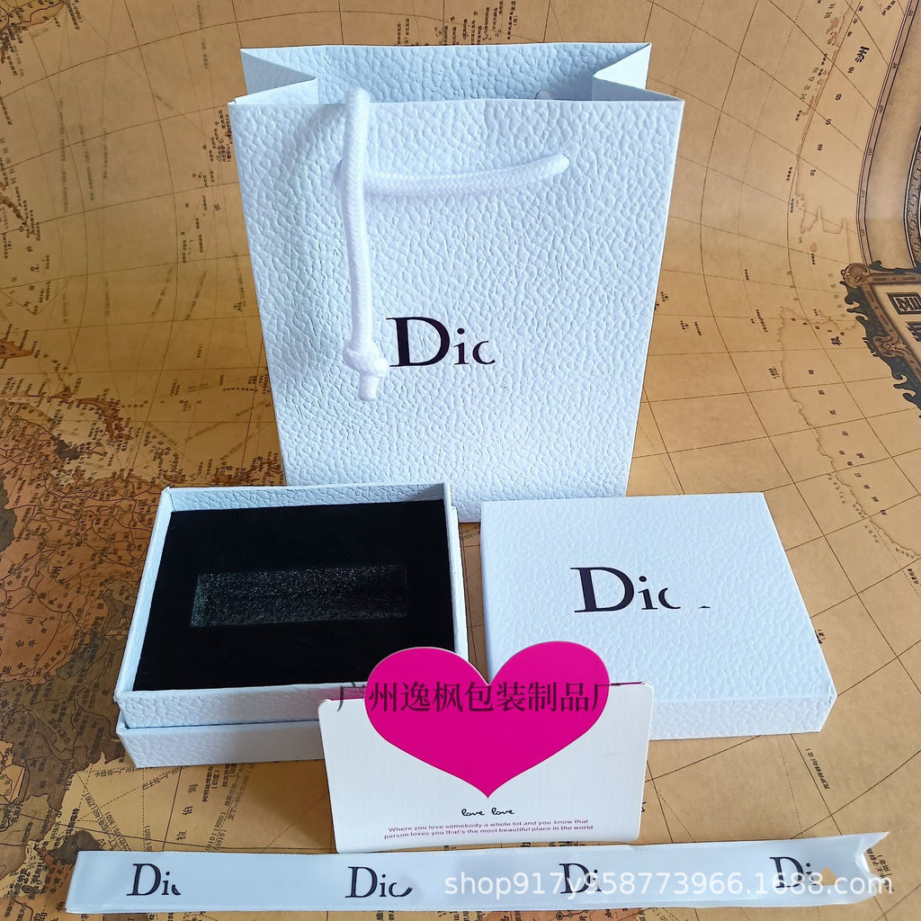 D Home Popular Lip Glaze Gift Box Lipstick Packaging Box Lipstick Gift Bag Cosmetics Lipstick Portable Gift Bag