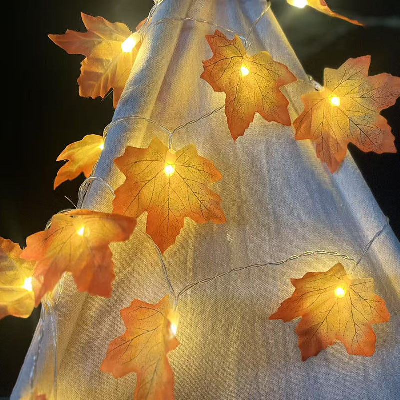 Cross-border Christmas old man headlight string, snowman outdoor festival battery box USB arrangement decorative small lights wholesale