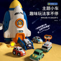 Kids' rocket space adventure challenge: boy's track car toy, mini car building parking garage puzzle - wholesale