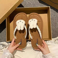 Flip-flops new arrival summer girl high-looking cute rabbit cartoon polka dot slippers non-slip lightweight flip-flops wholesale