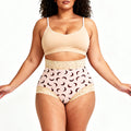 [moon printing] corset body shaping butt tight shaping pants triangle butt lifting belly tightening corset panties women's high waist