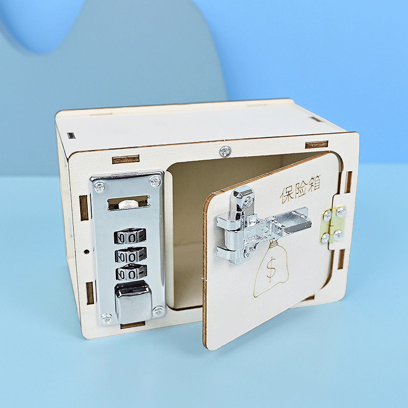 Safety box combination lock Technology small production Homemade creative DIY science small experiment Material package Manual work New