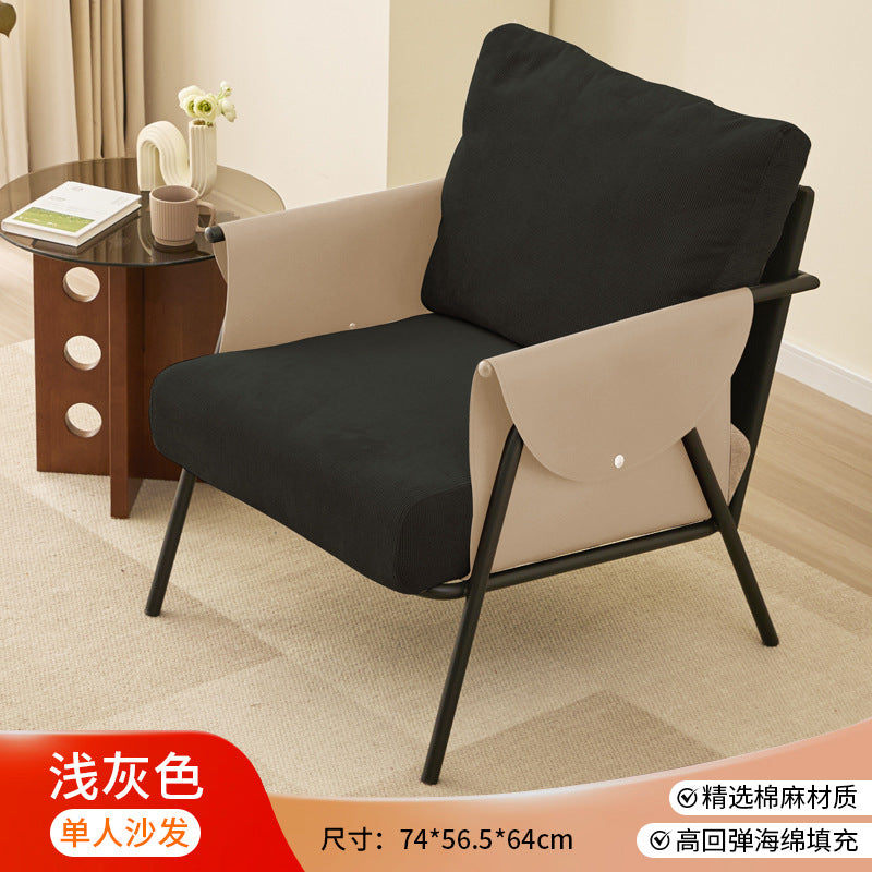 Factory direct custom wholesale minimalist luxury casual sofa chair - single seater leisure chair for retail and wholesale