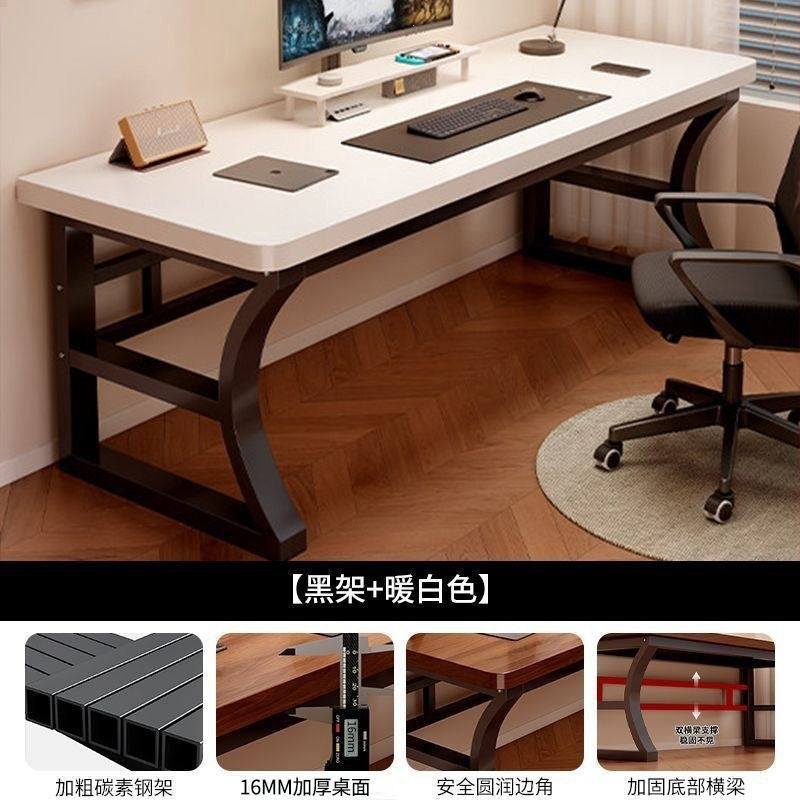 Computer desk desktop gaming table home with storage shelf office desk chair simple desk bedroom study writing desk