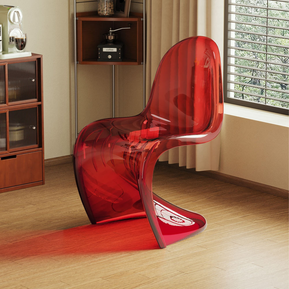 Simple modern for homethickened dining chair scandinavian stackable plastic back chair designer popular makeup chair
