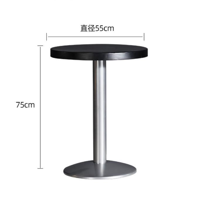 American Cafe Bistro Creative Metal Leisure Table and Chair Combination Industrial Wind Lifting Wrought Iron Small Round Table Dining Table