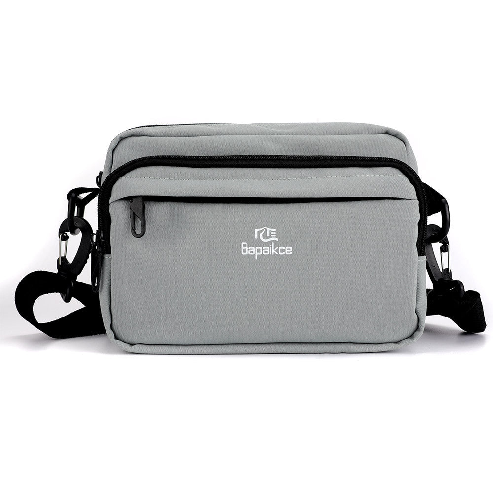 Small bag women's 2024 new fashion women's bag shoulder messenger bag solid color cloth bag canvas bag spring and summer small square bag