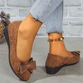 spring/autumn new arrival: plus-size wedge heel single shoes for women, sizes 35-43. wholesale available for , , and other cross-border e-commerce platforms