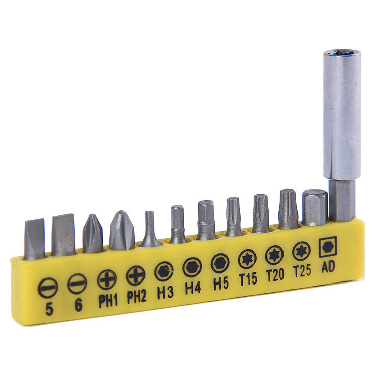 Charging drill accessories, electric drill gifts, one-word cross batch head combination sleeve set, charging drill batch head connecting rod