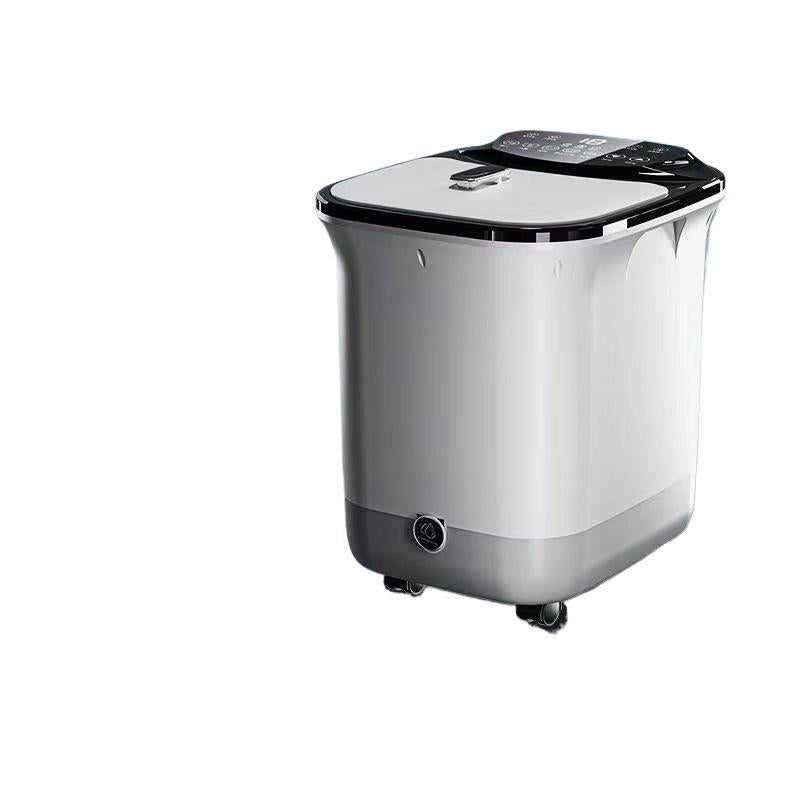 Fully automatic electric heated extra-deep foot soak tub - intelligent massage foot bath with constant temperature control, designed specifically for leg soaks