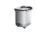 Fully automatic electric heated extra-deep foot soak tub - intelligent massage foot bath with constant temperature control, designed specifically for leg soaks