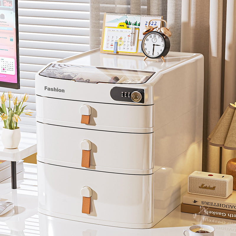 Xinle drawer type desktop password cabinet bedroom valuables storage box storage privacy document storage cabinet