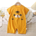 Kids' summer short-sleeve romper, newborn bodysuit, infant cotton onesie, baby boy and girl playsuit