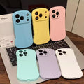 Milky sweet soap shell solid color phone case for iphone 17 pro, apple 16 full coverage drop-proof protective case wholesale