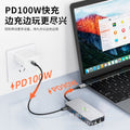 high-definition 4k60h hub 9-in-1 usb expander multi-interface notebook type-c docking station