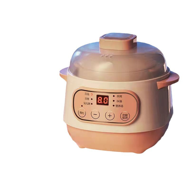 German brand fully automatic electric slow cooker, bird's nest steamer, ceramic baby food pot, soup maker, bb porridge cooker - cross-border e-commerce product