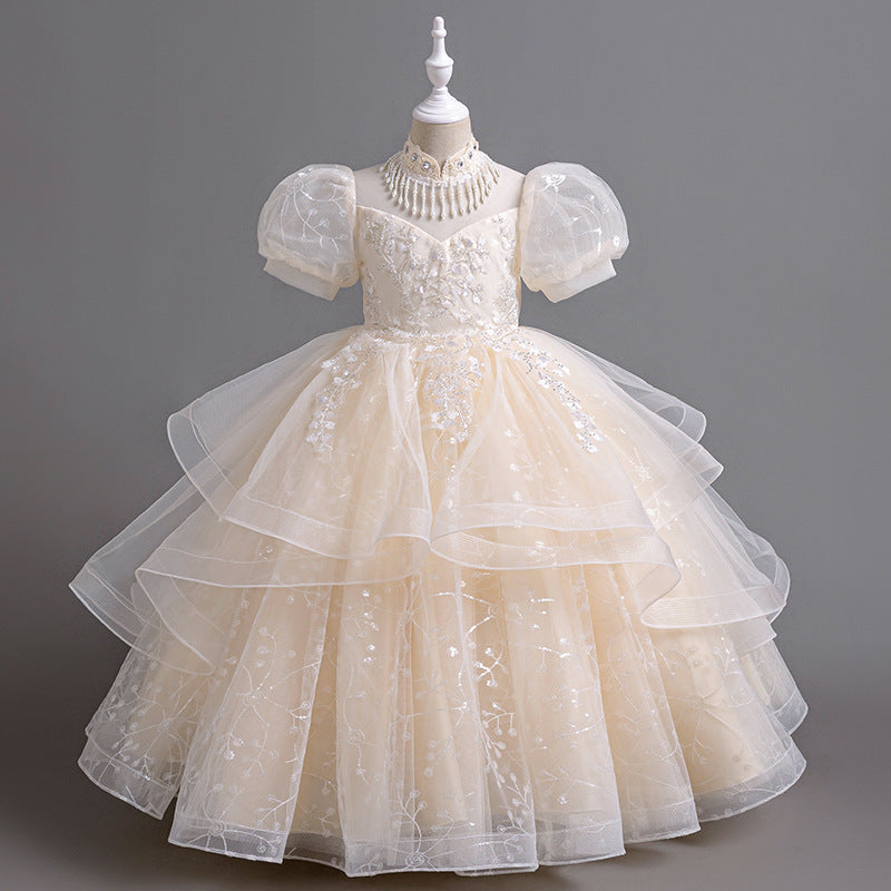 Yimingwei export cross-border kids dress, western style princess skirt, tutu skirt, youthkiddressdress