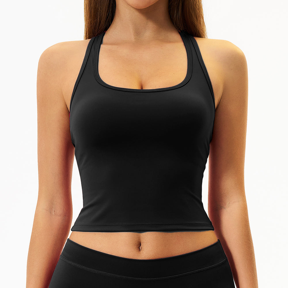 Customizable new yoga tank top for women - slimming, skin-friendly, breathable pilates workout top - 3560