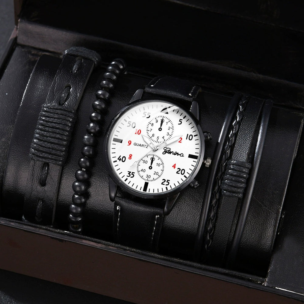 Aliexpress new men's versatile fashion watch, hot-selling business two-dial wristwatch, factory direct