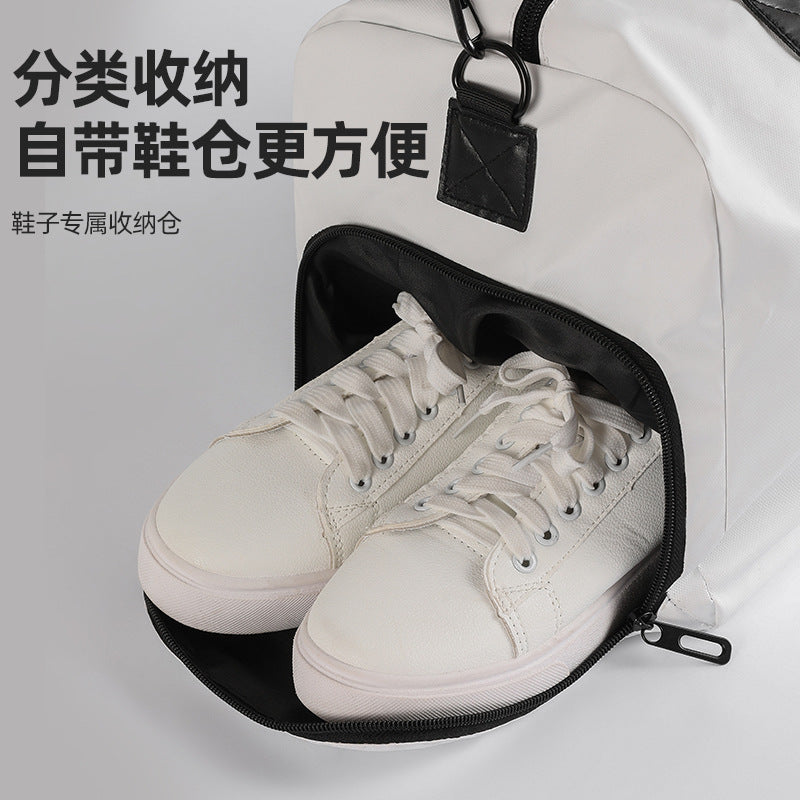 Beilian wet and dry separation sports bag large capacity travel short trip luggage bag shoe warehouse swimming light fitness bag wholesale