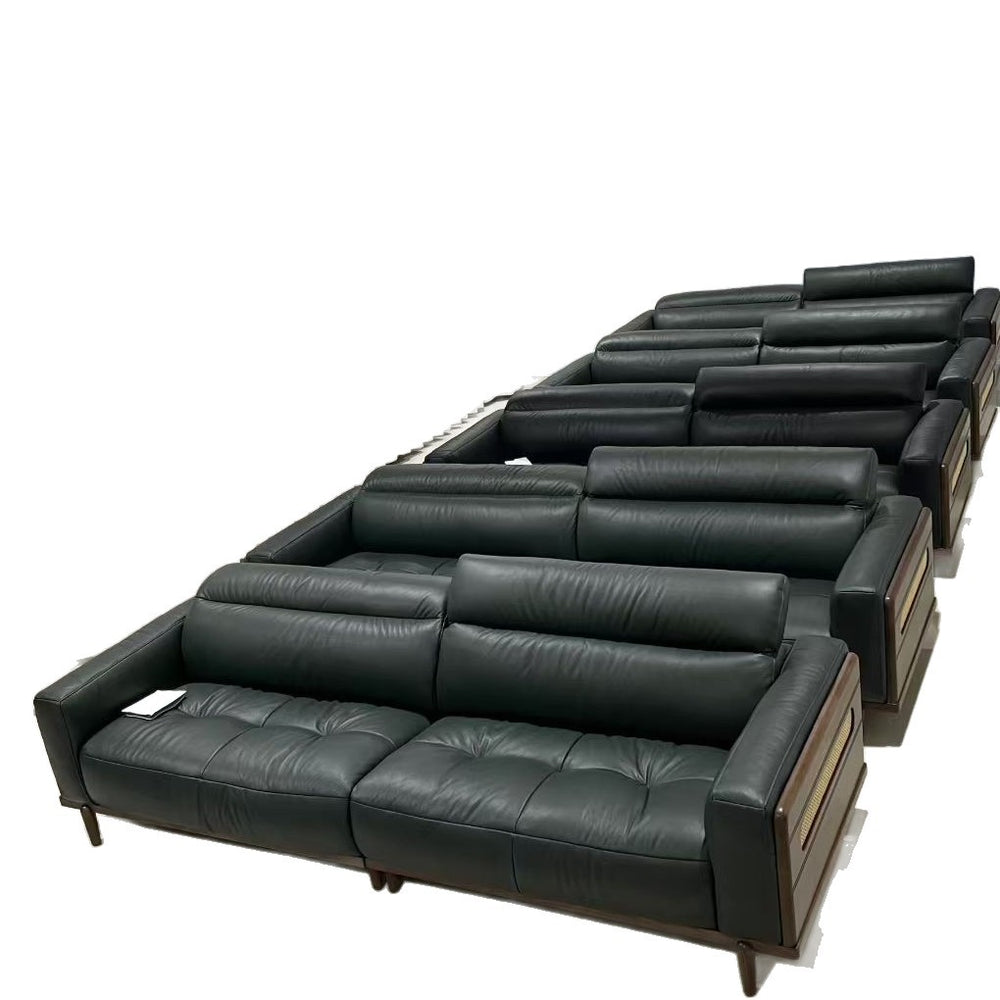 Solid wood sofa larch solid wood living room soft sofa modern casual scandinavian style sofa chair living room for home chair
