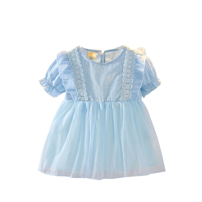 Kids' princess dress - summer style, korean fashion, trendy mesh dress for little girls - wholesale available