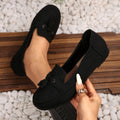 plus size loafers independent station hot spring autumnew arrivalexport women's one-leg tassel flatsflats