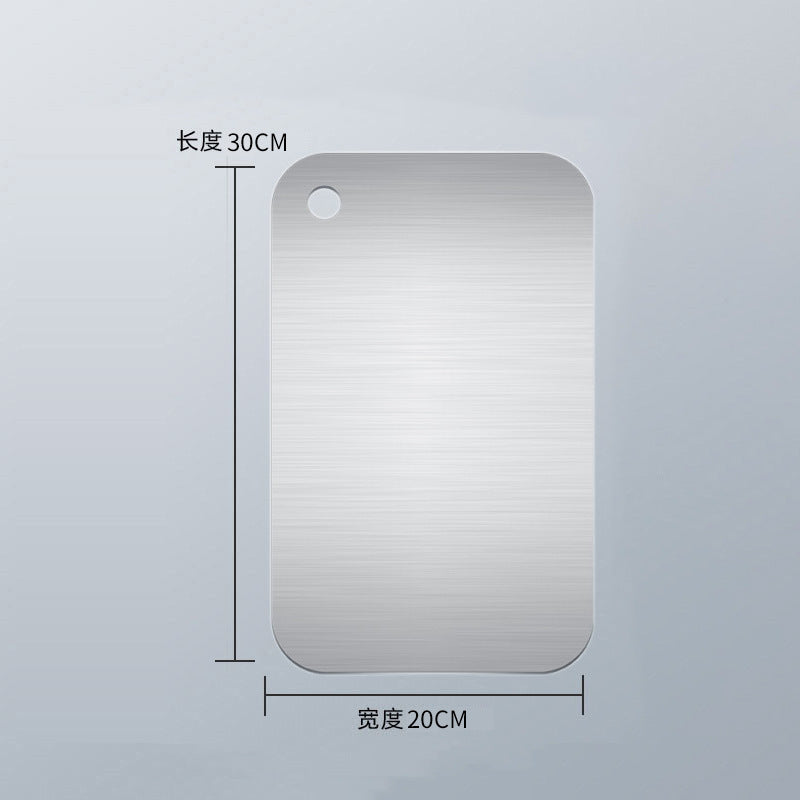 316 stainless steel cutting board - antibacterial, anti-mold, food grade, double-sided, thickened kneading board for kitchen use