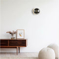 Bedroom modern wall lamp round background wall corridor eclipse bedside lamp scandinavian decoration aisle living room casual