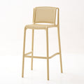 Scandinaviancasual bar chair accessible luxury plastic bar chair stackable high stool popular bar stool outdoor back chair