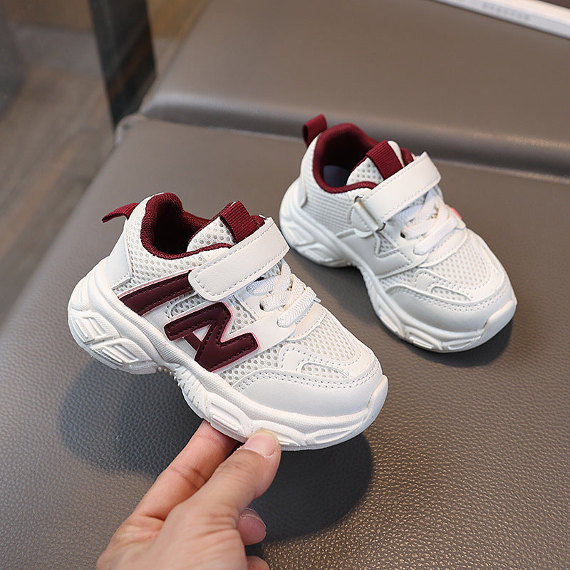 spring new arrivals: kids' athletic shoes - mesh running shoes for boys (ages 1-6), soft-soled chunky sneakers for girls