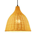 Retro rattan lamp restaurant wedding store hotel b&b lampshade southeast asian country bamboo woven decoration straw hat chandelier