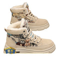 Boots men's high top 2025new arrivalwinter men's shoes fleece-linedthickenedheattech snow cotton shoes men's workwear boots men's