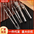 Food tongs outdoor food tongs stainless steel bbq tongs baking bread tongs camping bbq steak tongs serving tongs