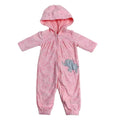 Export baby shake capsules velvet long crawl fall and winter style infant zipper windbreaker baby girl cute crawl suit jumpsuit
