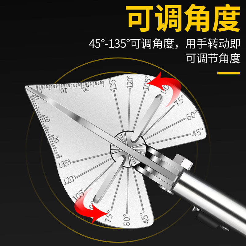 Electrician's angle scissors 45 degree universal wire duct scissors 90 degree woodworking edge banding buckle strip multi-function card strip folding pliers
