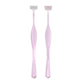Factory customized detail eyebrow razor - beginner & professional makeup brow shaping tool - mini blade eyebrow shaver - new wholesale