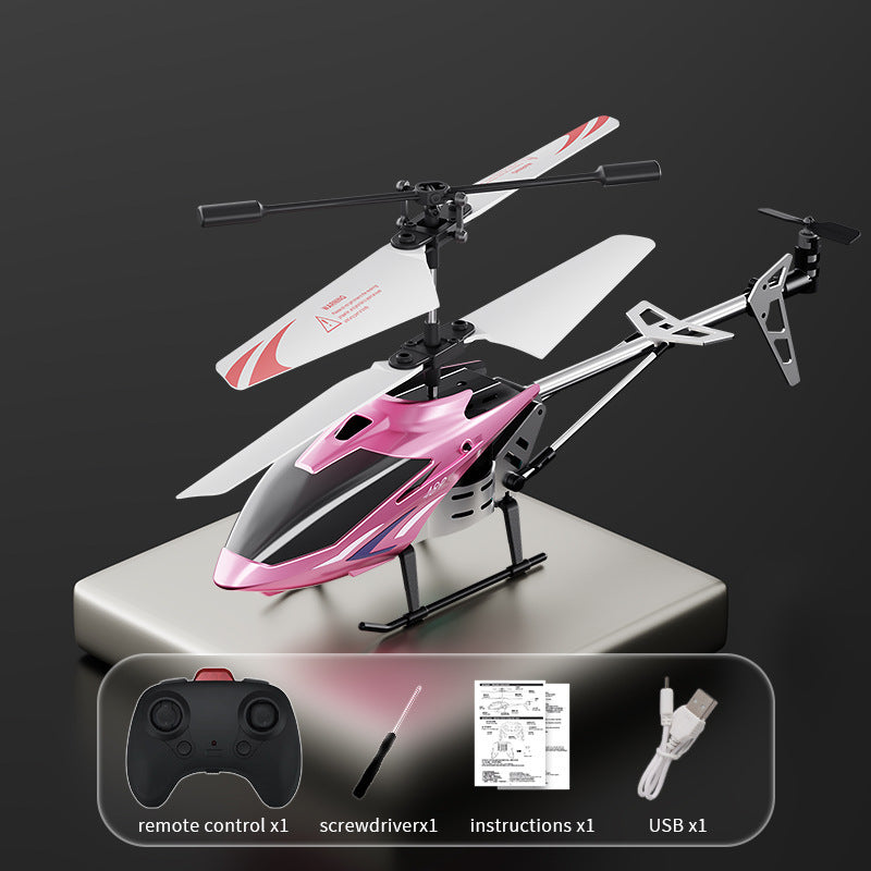 remote control aircraft hot sale 3.5-channel alloy aircraft resistant to falling electric helicopter remote control kids aircraft model